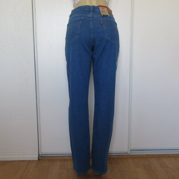 New LEVI'S Jeans Size 31 Mid Rise Classic Straight Denim - Picture 3 of 9